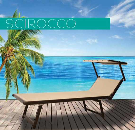 Lettino Scirocco - Collezione Mare